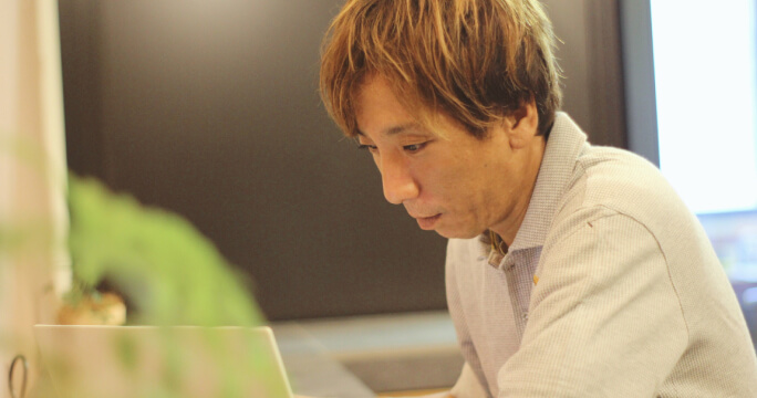 オンライン対談中の写真